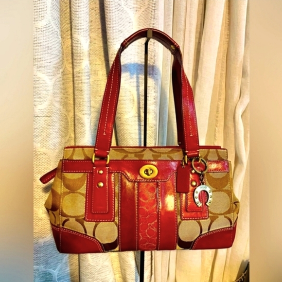 Coach Vintage Signature C Hampton EUC - Picture 2 of 12